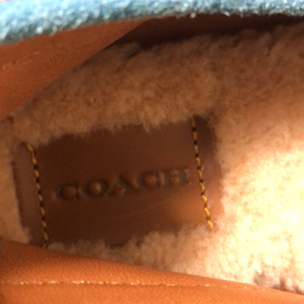 Coach Rexy Stud Charms Embellished Slip On Moccasin Sandal Shoes Women size 8.5B - Picture 4 of 10